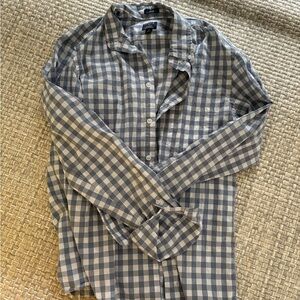 Men's Blue Checkered Shirt